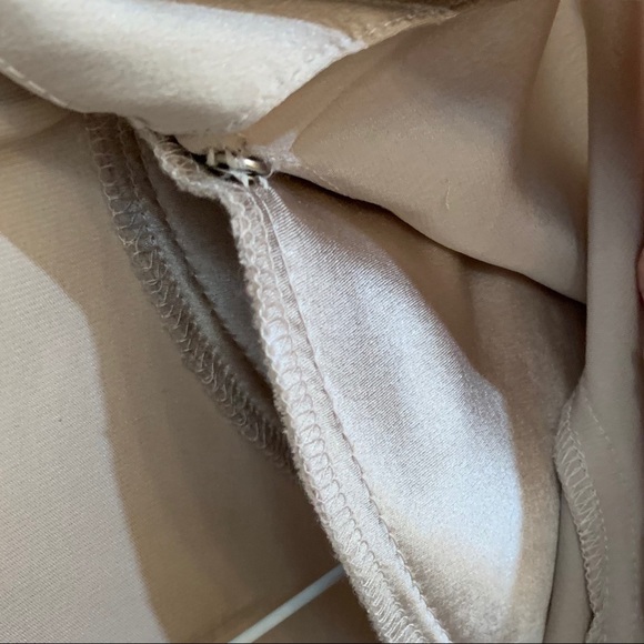 Gorgeous Silk Blouse Nordstrom Petite Blush Pearl - Picture 5 of 5